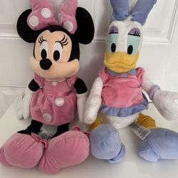 18 Inch Minnie Mouse & Daisy Duck Plush toys, Both for $20