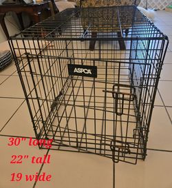BLACK METAL KENNEL-HEAVY DUTY