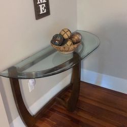 Console Table, Entry, Glass