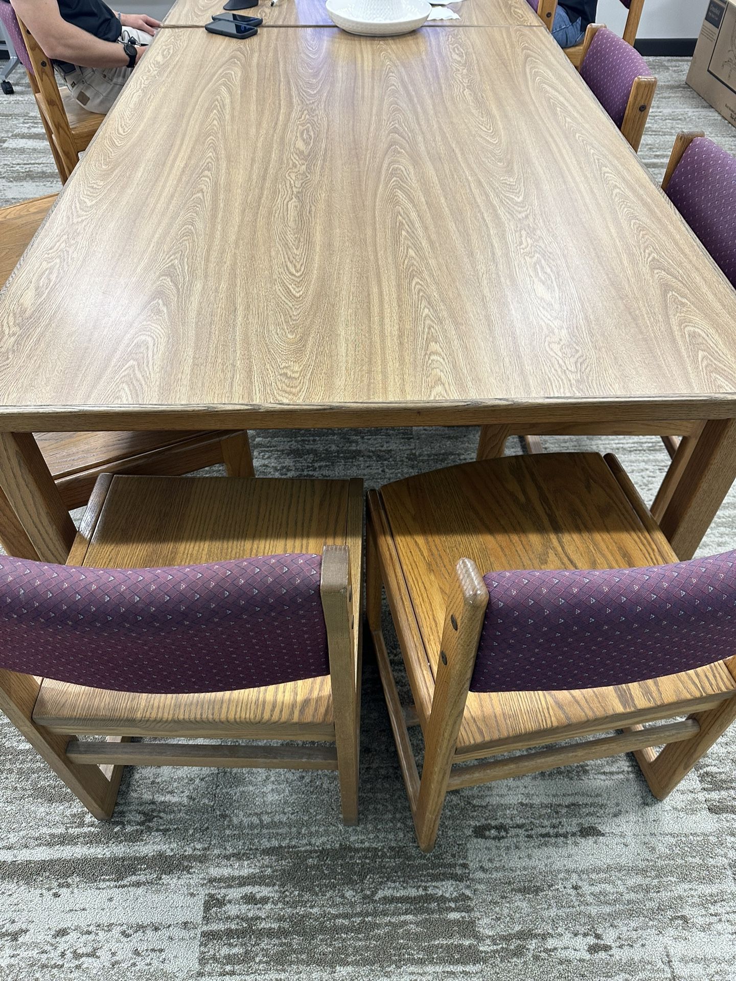 Real Wood! Conference Room Table -2