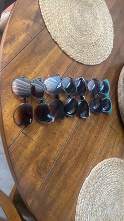 7 pairs of sunglasses