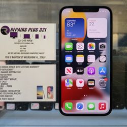 Unlocked Black iPhone 12 128gb