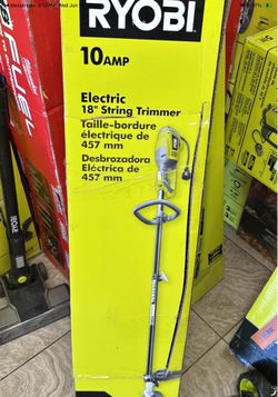 RYOBI 18 in. 10 Amp Attachment Capable Electric String Irimmer