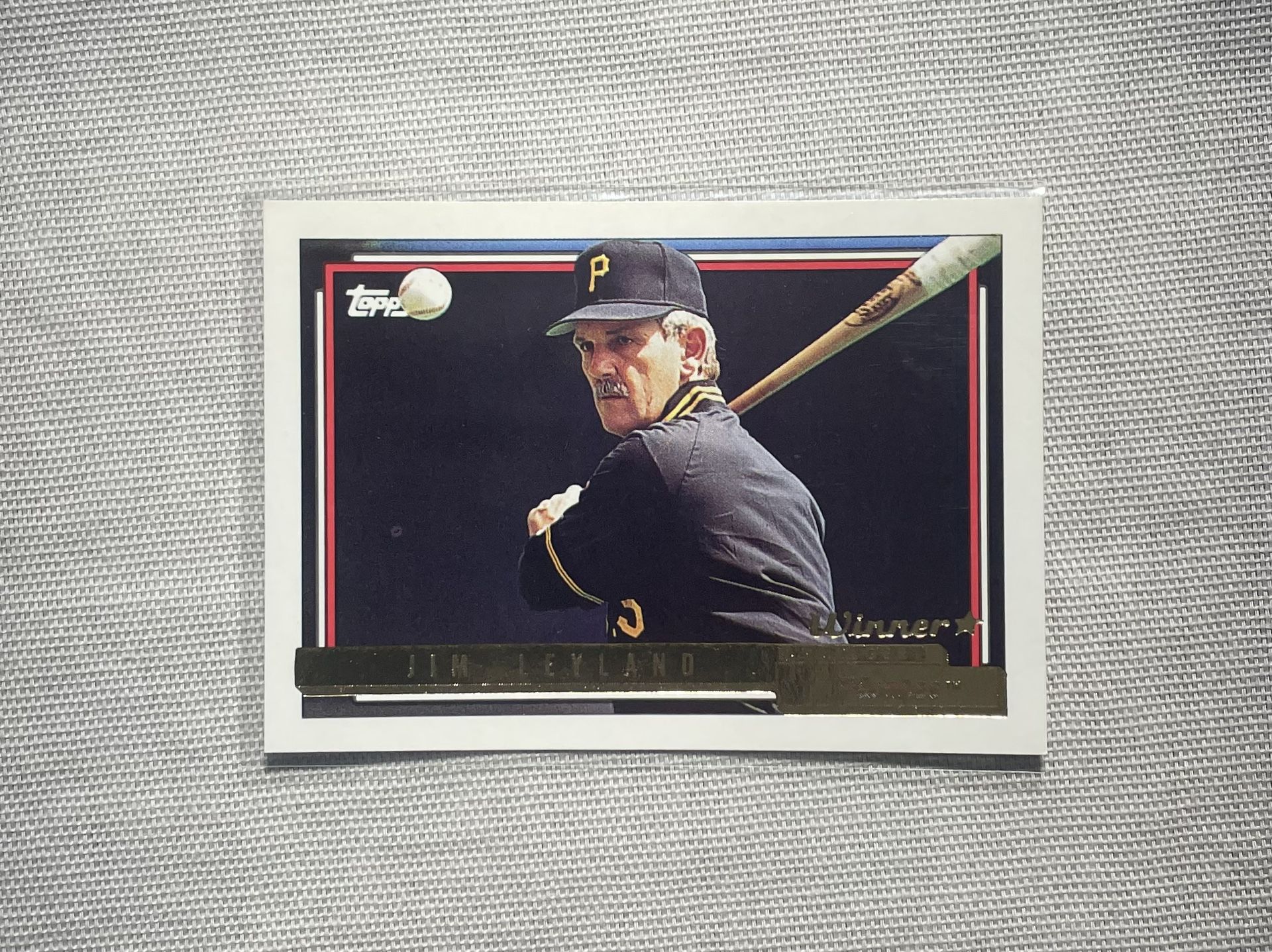 ๐ฅโพ๏ธโค๏ธ 1992 Topps GOLD WINNERS - Jim Lapland Pittsburgh PIRATES #141 โค๏ธโพ๏ธ๐ฅ