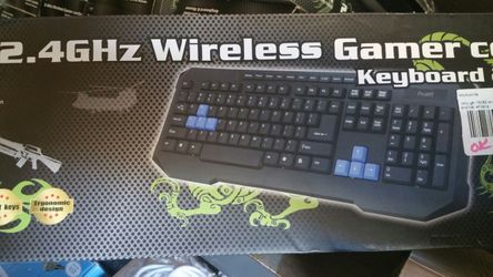 Wireless Gamer Keyboard COMBO