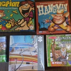 Lot Of Boardgames Jigsaw Puzzles  13.00