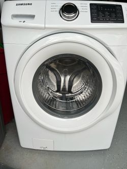 GE dryer and Samsung washer