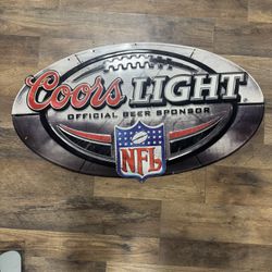 Coors Light Sign (metal)