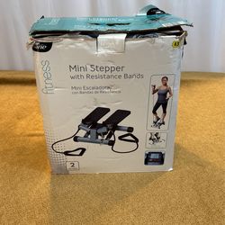 Crane Fitness Mini Stepper with Resistance Bands