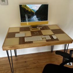 Custom Epoxied Entry Table/Desk