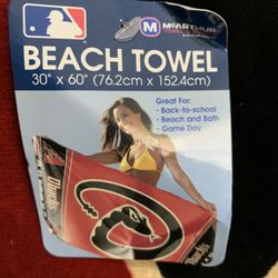 Beach Towel Arizona Diamondbacks Obacks