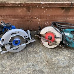 Kobalt Circular Saw And Makita Circular Saw
