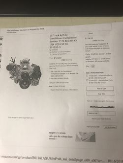 Billet air conditioning bracket