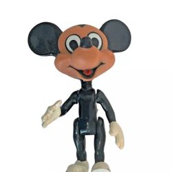 Mickey Mouse Walking Skiddle Kiddle Mattel 1967 Toy Figure Vintage Walt Disney