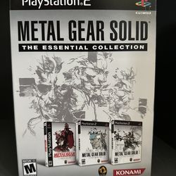 PS2 Metal Gear Solid The Essential Collection