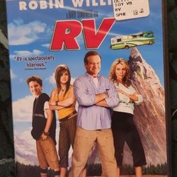 RV DVD Robin Williams, Jeff Daniels, Cheryl Hines Widescreen New PG Movie Film