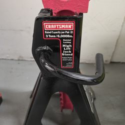 2 Pc. Set Craftsman High lift 50159 Jack Stands 14-21 Inches