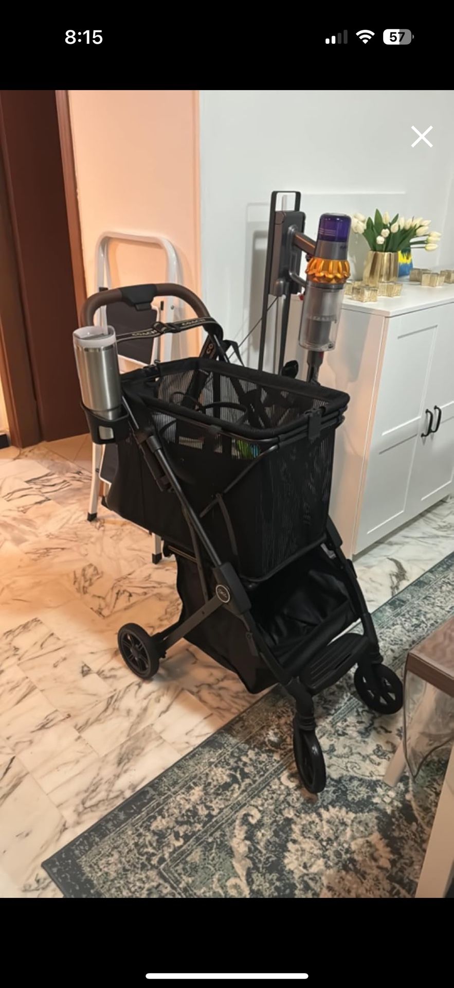 Strolee Folding Shopping Cart / Pet Stroller – New, Retails $179