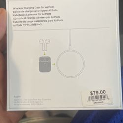 New In The Box Wireless Charging Case For Airpods