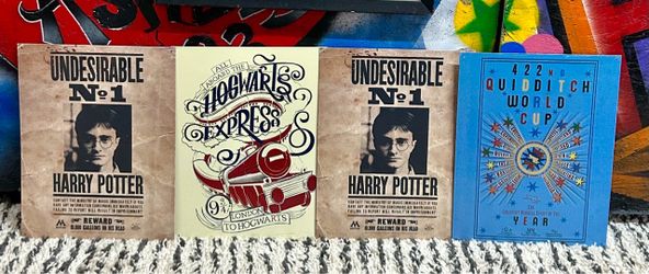 Harry Potter Tin wall art (set of 4)