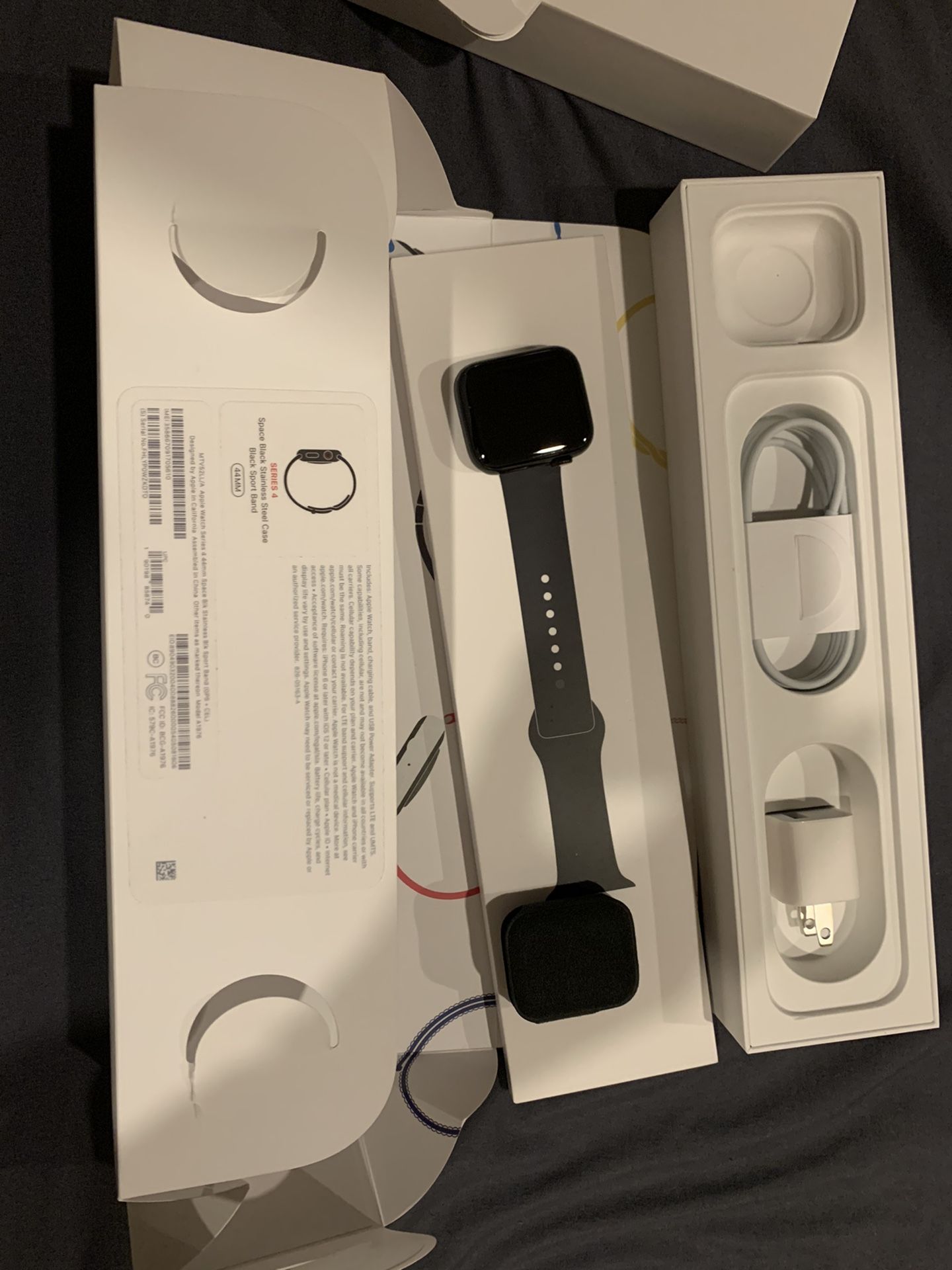 New Apple Watch 4 Stainless Steel 44mm Cellular Unlocked Meet @ Police Station