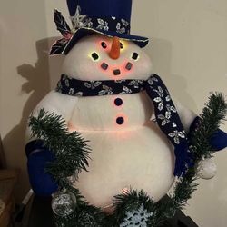 fibre optics snowman