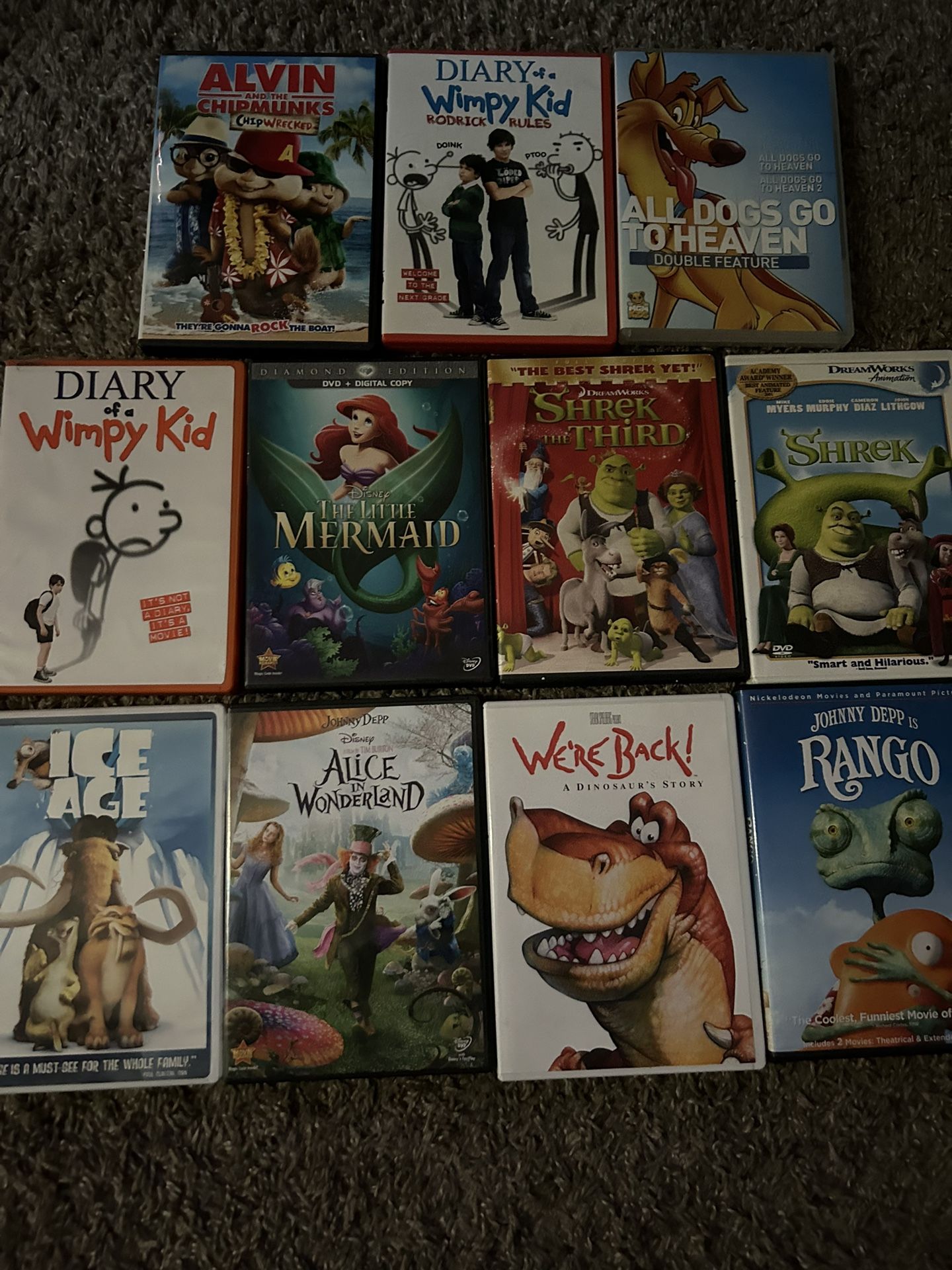 9 Pack Children’s DVDs