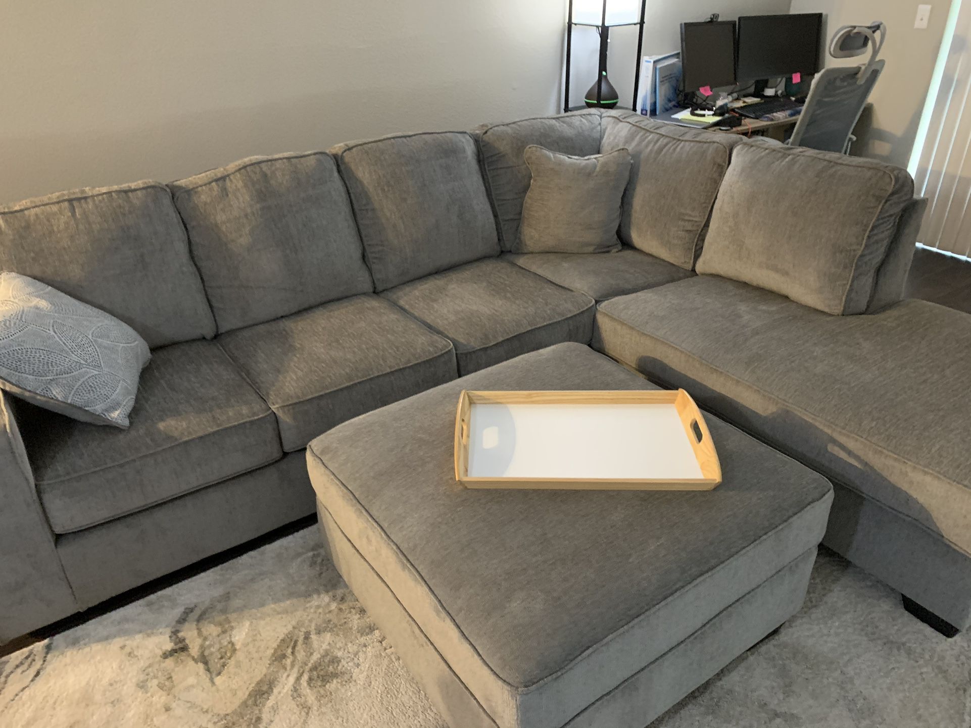 Couch With Fold Out Bed And Ottoman