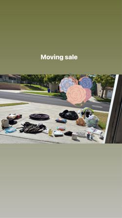 Moving sale
