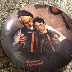 Norman Rockwell collectors plate 1981 "The Music Man".