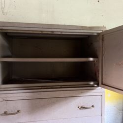 WW2 Era Metal cabinet 