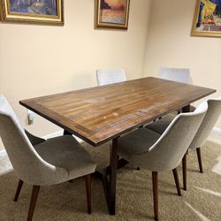 Dining Table And Five Chairs 