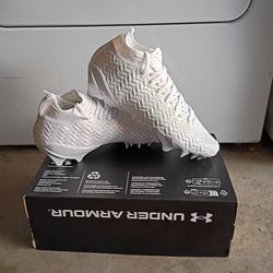Under Armor UA Spotlight Pro - White - Cleats 9.5