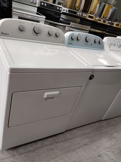 Whirlpool set top load washer & electric dryer with warranty Delivery fee depends on address 🛣️🏠🚛