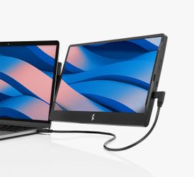 SIDETRAK® ATTACHABLE PORTABLE MONITOR FOR YOUR LAPTOP