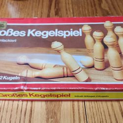 Antique German Skittle Game