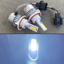 H13 9008 6K BRIGHT WHITE LED LIGHTS $30