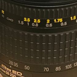Nikon 28-200mm ED Fx Lens (Mint)