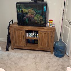 Fish Tank And Stand With Everything 