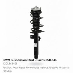 BMW Suspension Strut - Sachs 350-516 430i, M340i