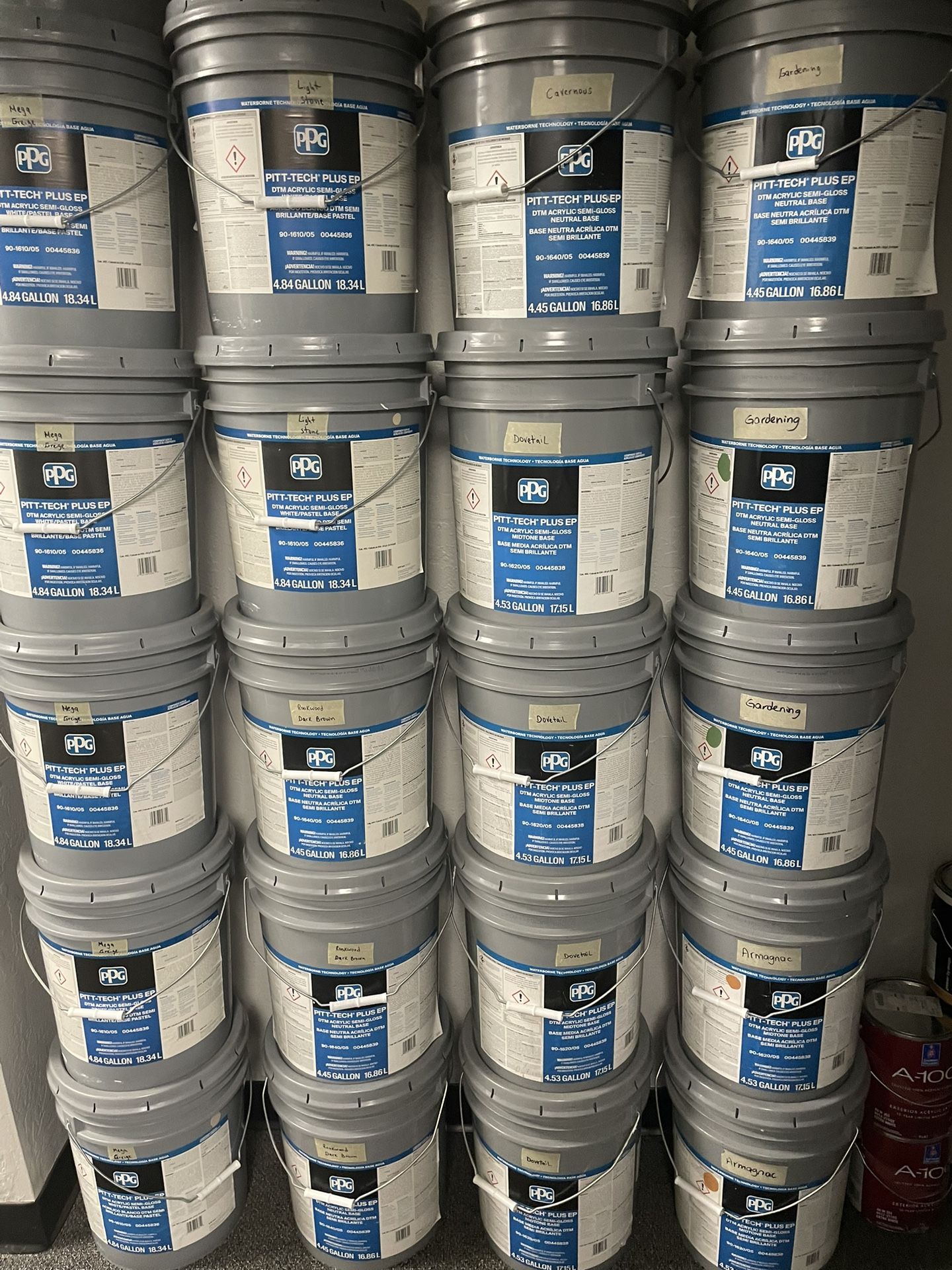 Black & Red DTM Paints