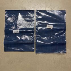 8 Navy Blue Placemats (17x12 inches)