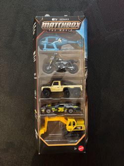 Matchbox The Movie Vehicles - MOVIE HEROES 5-PACK [Helicopter Triumph Excavator]