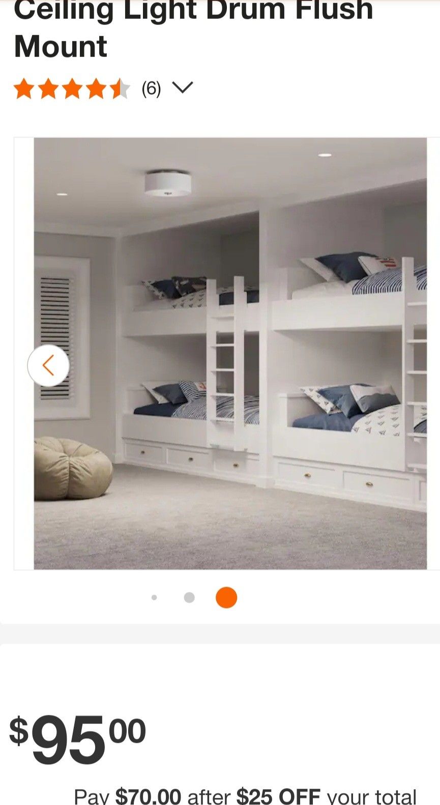 Ceiling light fixture