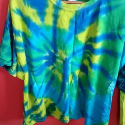 2- COLORTONE TIE-DYE T-SHIRTS....... CHECK OUT MY PAGE FOR MORE ITEMS
