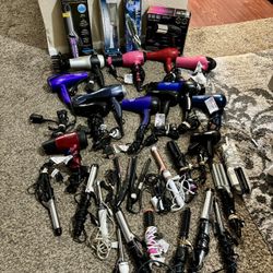 Hair Dryers-hair Straight And Hair Curly Like New 12$ For Each 