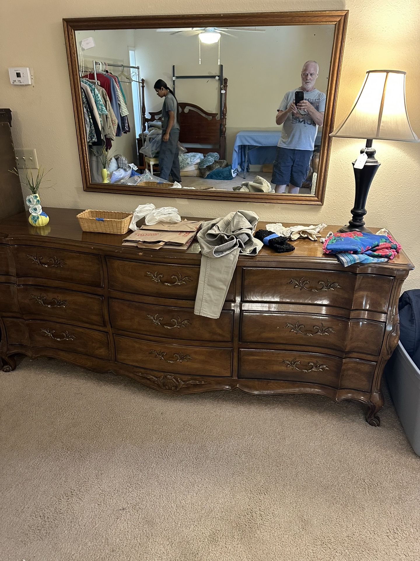 Dresser and Mirror