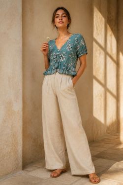 NORDSTROM Abound Floral Summer Top