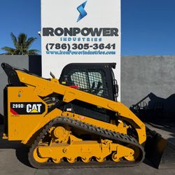2017 Caterpillar 299D2 Skid Steer Loader- Enclosed Cab A/C & heater