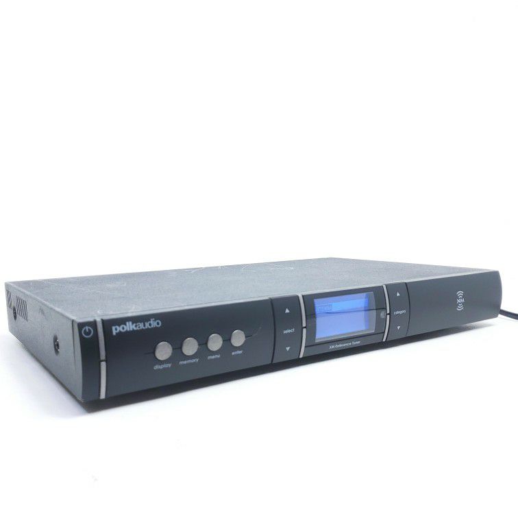 Polk Audio XM Reference XRt12 Tuner Home XM Satellite Receiver Black, No Remote, WORKS!